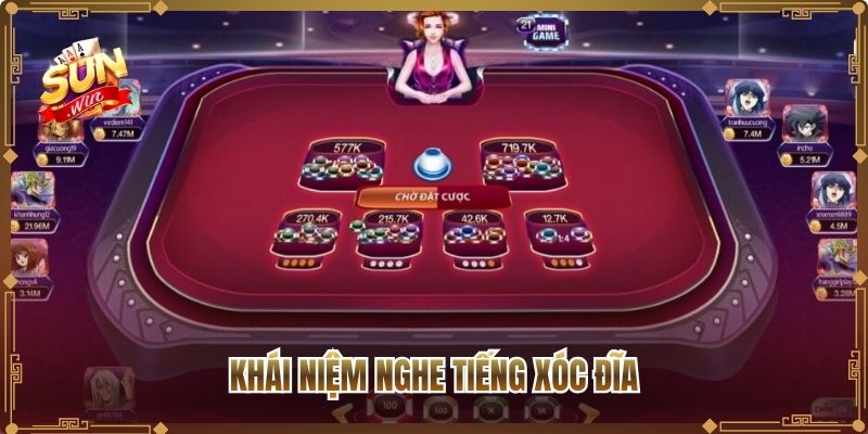 Khái niệm nghe tiếng xóc đĩa
