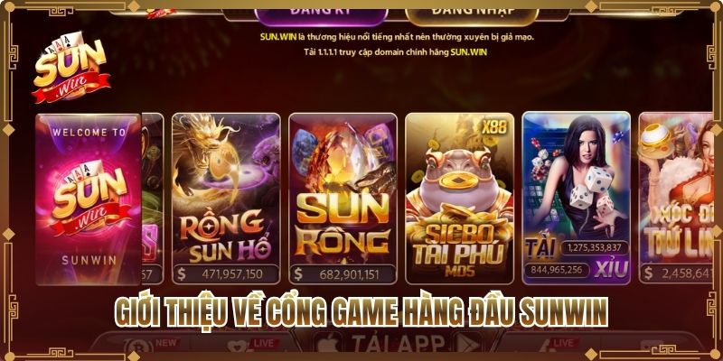 Giới thiệu về cổng game hàng đầu sunwin
