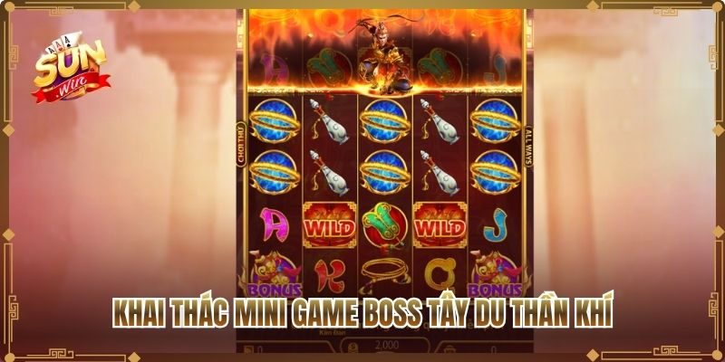 Khai thác mini game boss Tây Du Thần Khí